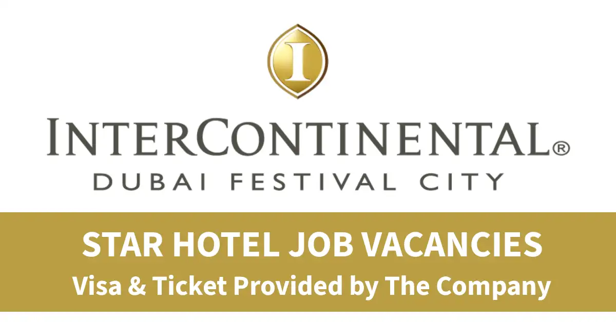 Intercontinental Hotel Dubai Jobs